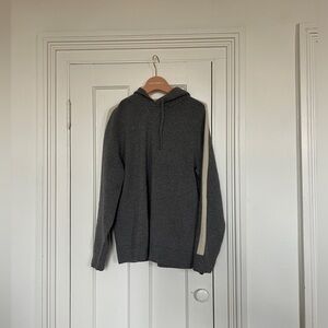 Theory Wool Blend Grey Hoodie